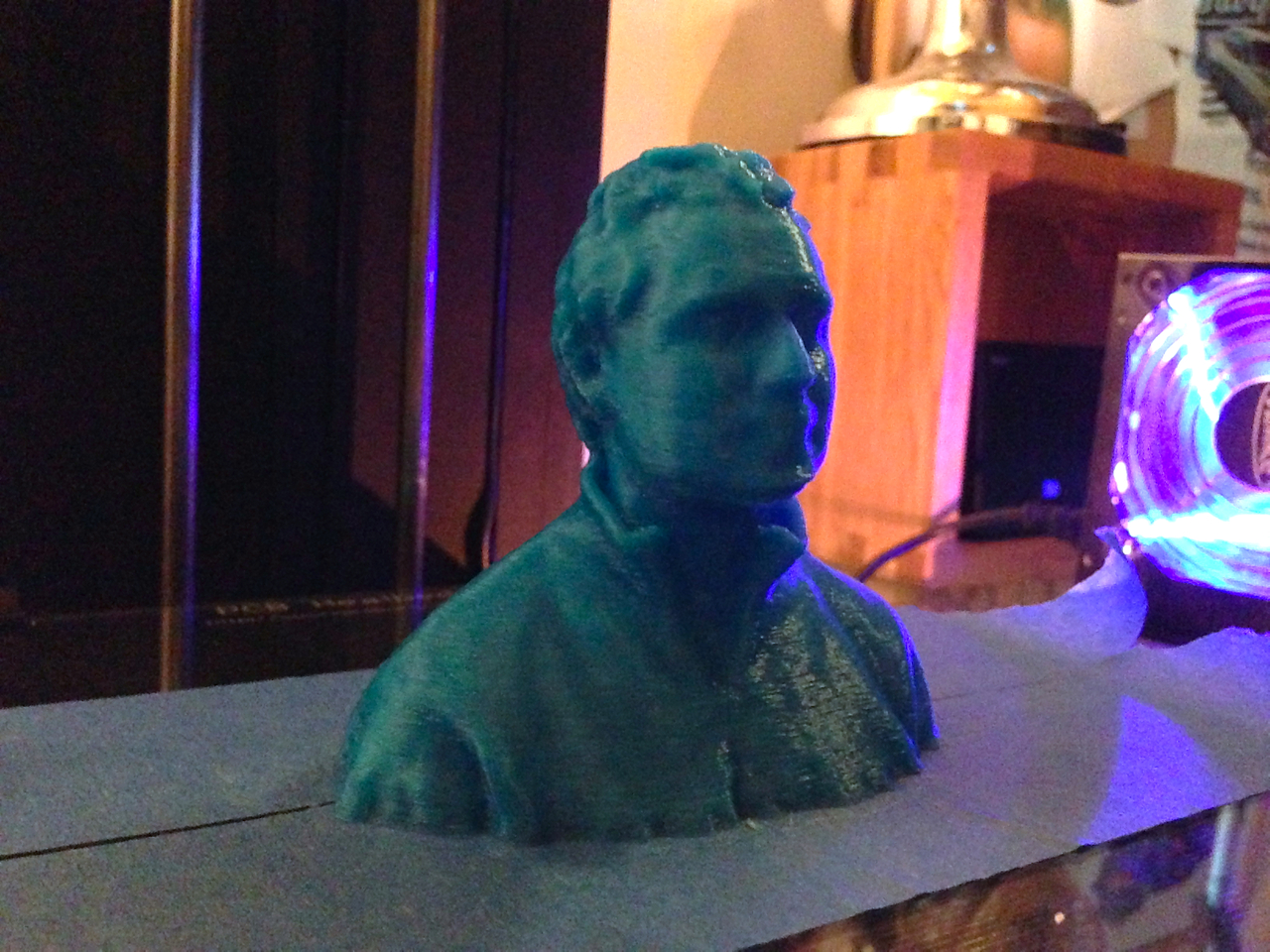 A 3D Printed self-portrait.